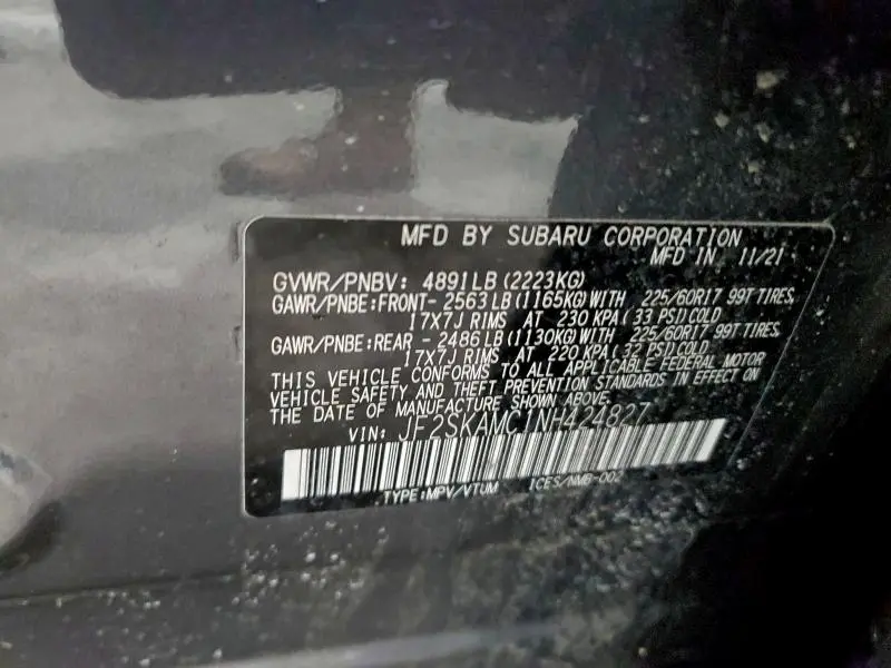 2022 SUBARU FORESTER WILDERNESS  