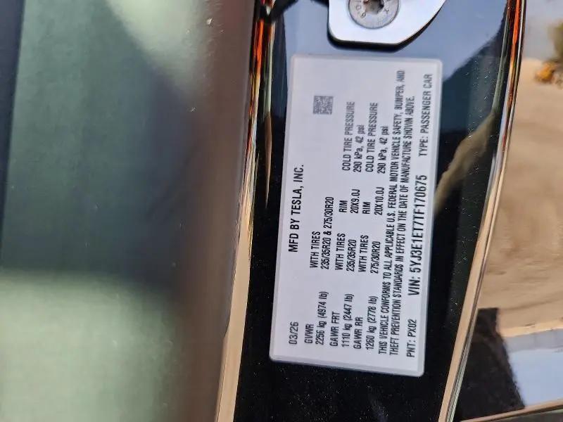 2026 TESLA MODEL 3   