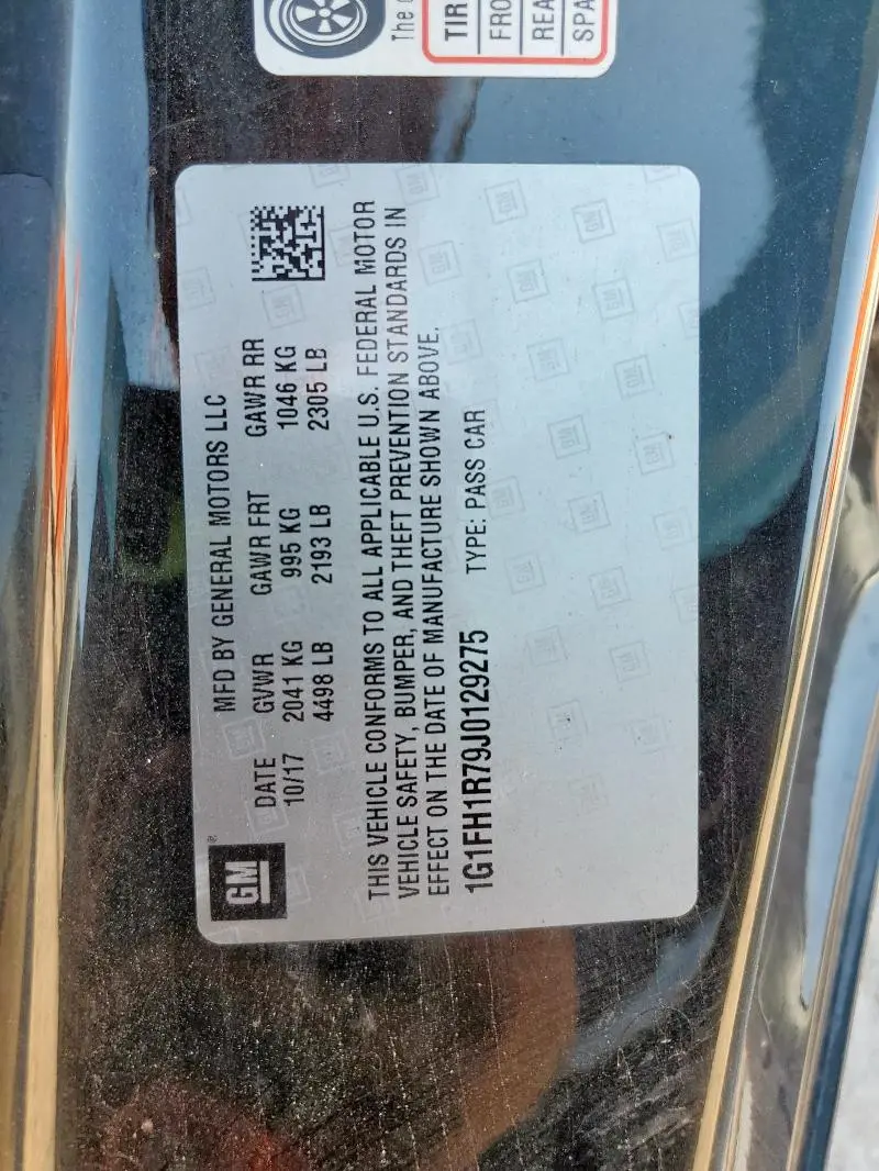 2018 CHEVROLET CAMARO SS  