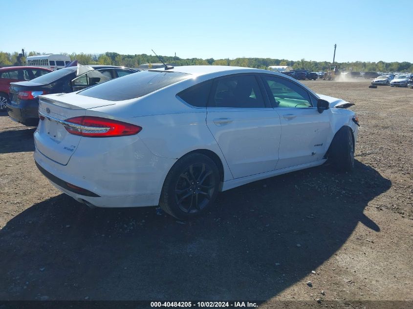 2018 FORD FUSION HYBRID SE