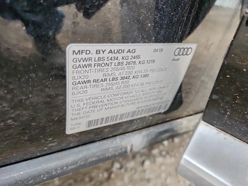 2019 AUDI Q5 PREMIUM PLUS  