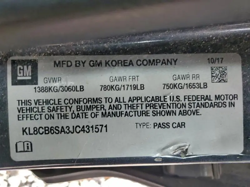 2018 CHEVROLET SPARK LS  