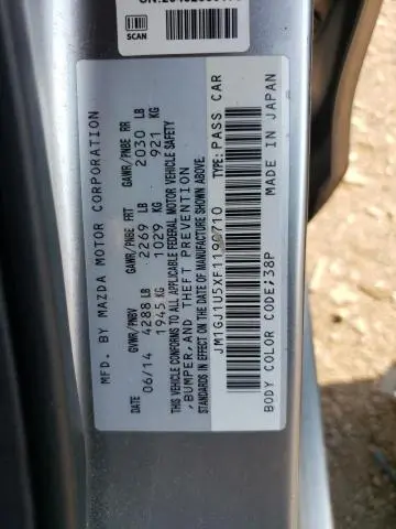 2015 MAZDA 6 SPORT  