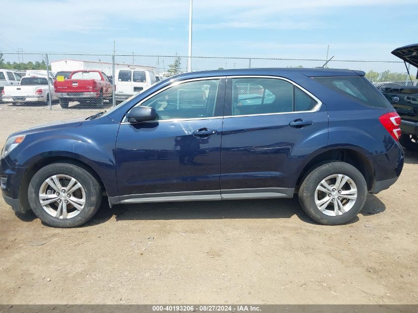 2016 CHEVROLET EQUINOX LS