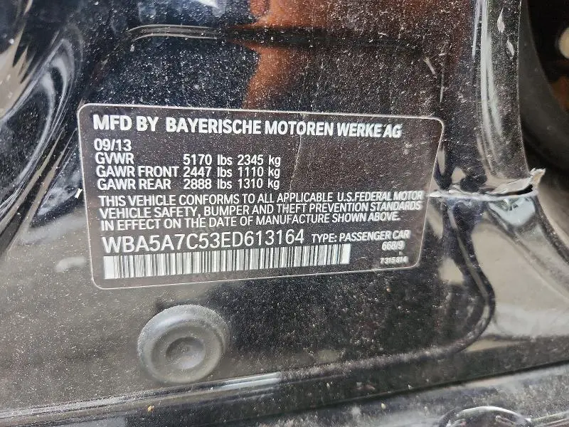 2014 BMW 528 XI  