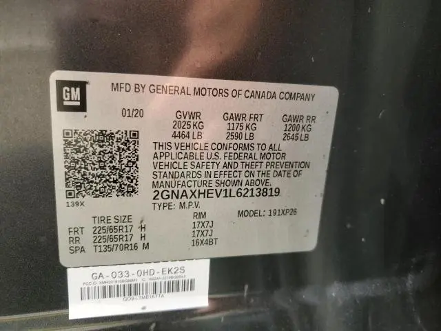 2020 CHEVROLET EQUINOX LS