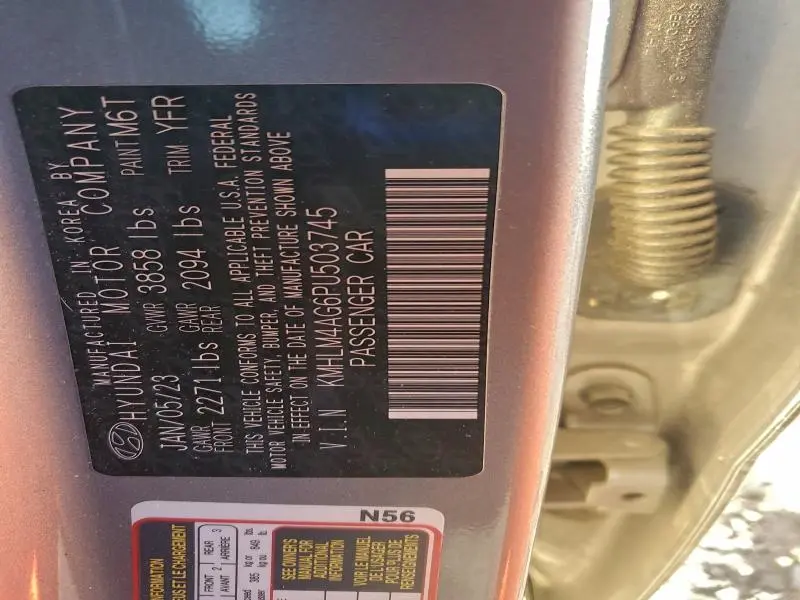 2023 HYUNDAI ELANTRA SEL  