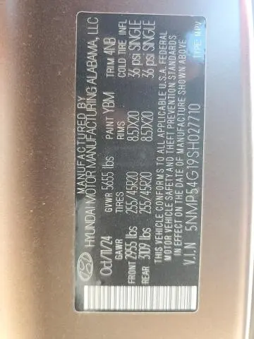 2025 HYUNDAI SANTA FE CALLIGRAPHY  