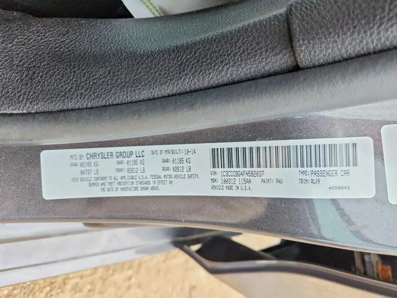 2015 CHRYSLER 200 S  