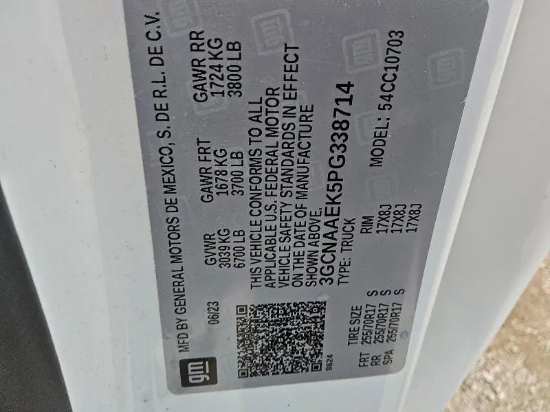 2023 CHEVROLET SILVERADO C1500  