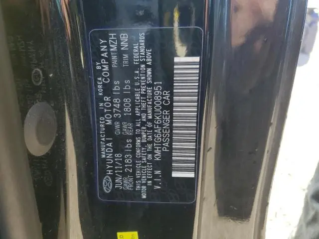 2019 HYUNDAI VELOSTER BASE  