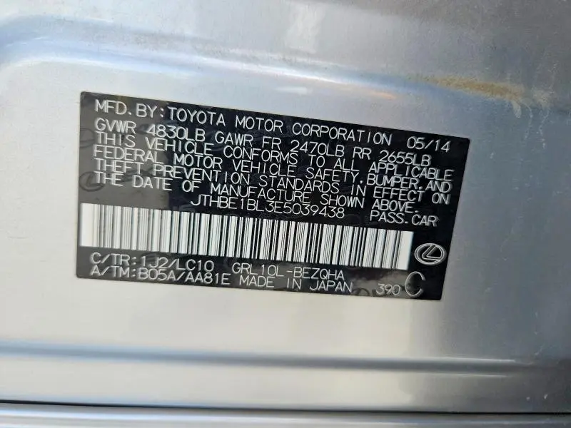 2014 LEXUS GS 350  