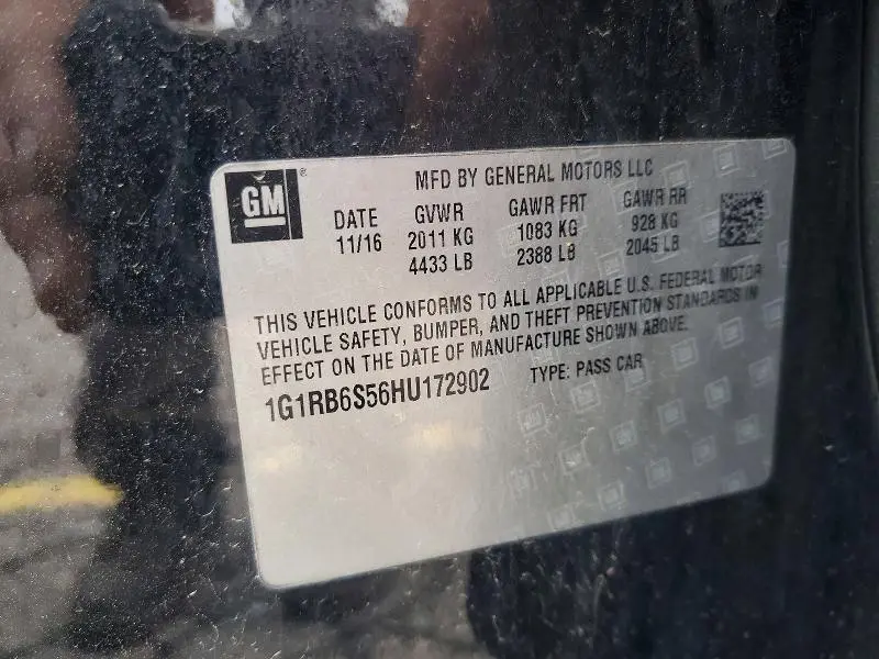 2017 CHEVROLET VOLT PREMIER  