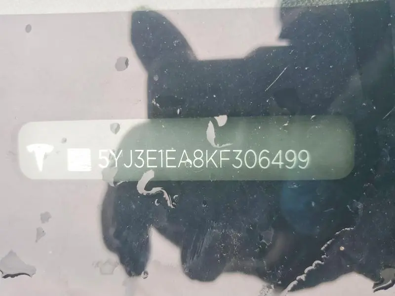 2019 TESLA MODEL 3   