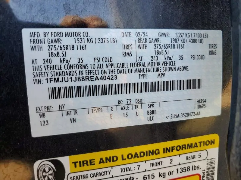 2024 FORD EXPEDITION XLT  