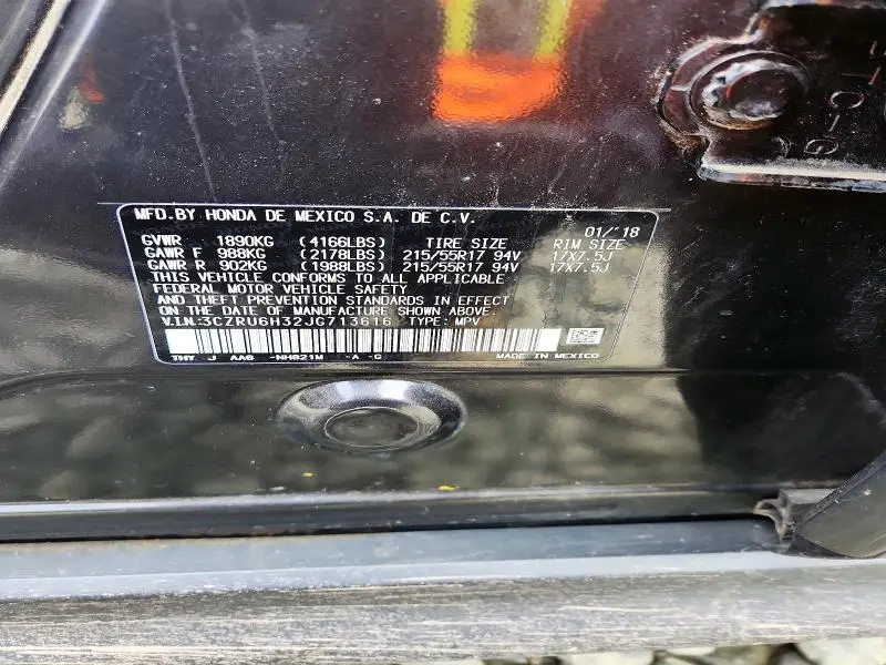 2018 HONDA HR-V LX  