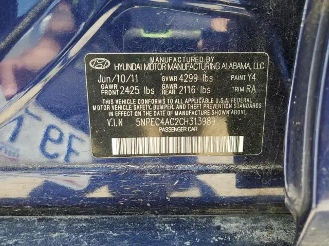 2012 HYUNDAI SONATA SE  