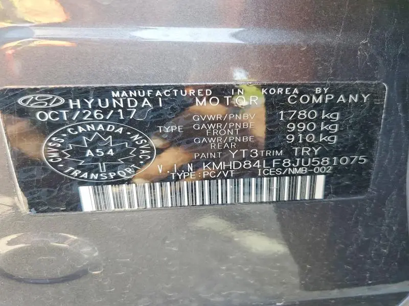 2018 HYUNDAI ELANTRA SEL  