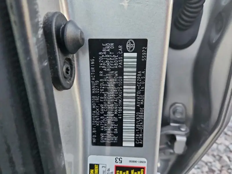 2019 TOYOTA CAMRY XSE  