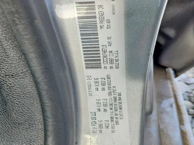 2015 CHRYSLER 200 LIMITED  