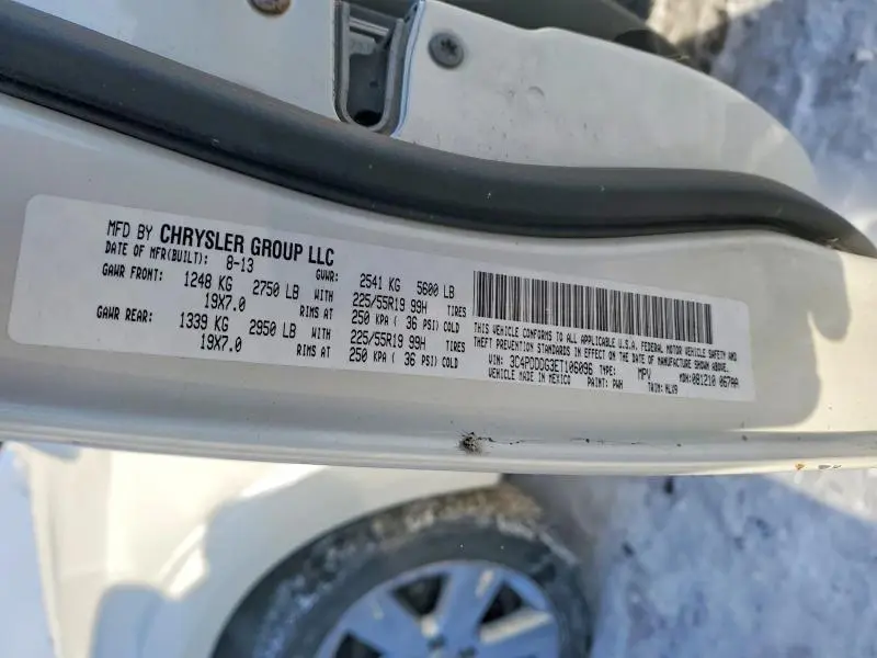 2014 DODGE JOURNEY LIMITED  