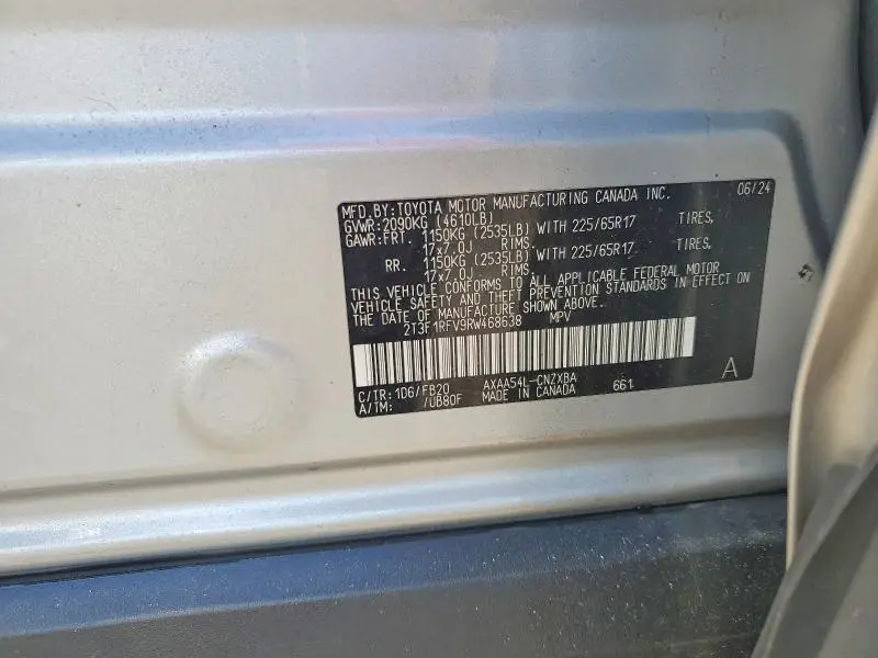 2024 TOYOTA RAV4 LE  