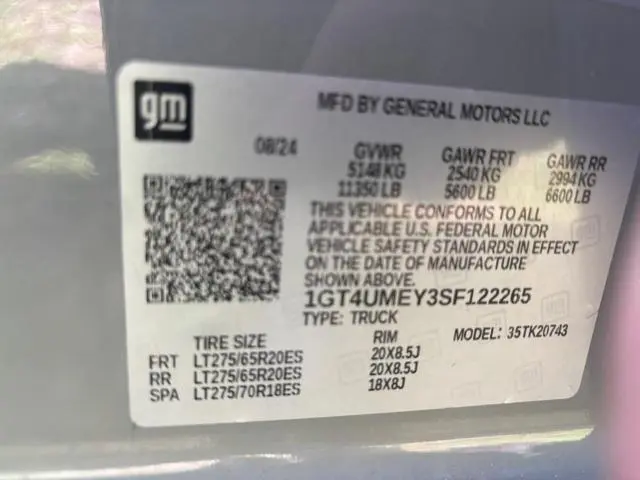 2025 GMC SIERRA K2500 SLE  