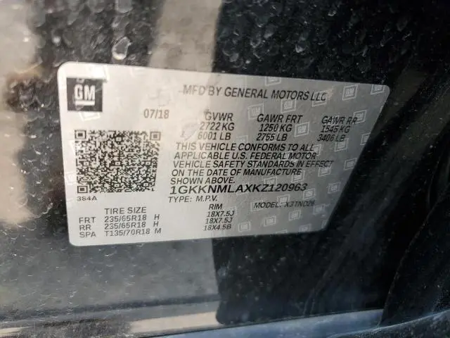 2019 GMC ACADIA SLT-1  