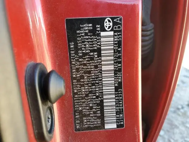 2017 TOYOTA COROLLA L  