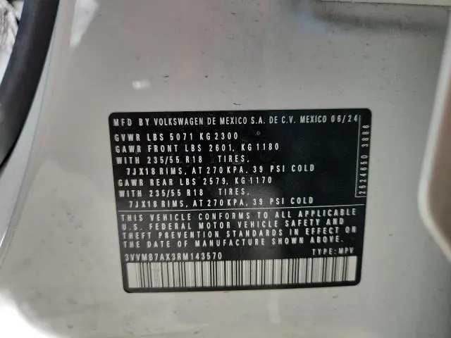 2024 VOLKSWAGEN TIGUAN SE  