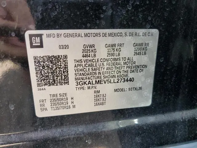 2020 GMC TERRAIN SLE  