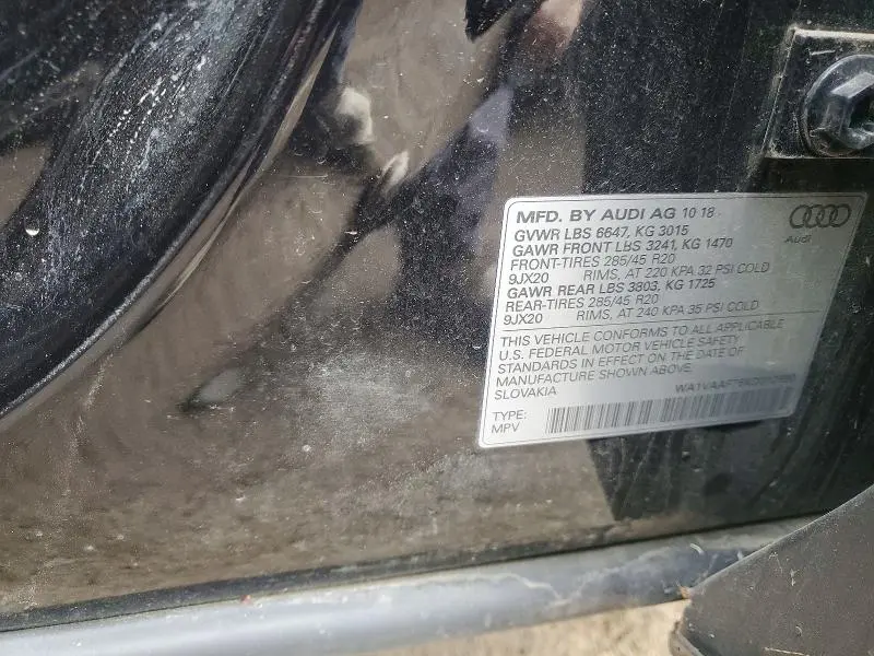 2019 AUDI Q7 PRESTIGE  