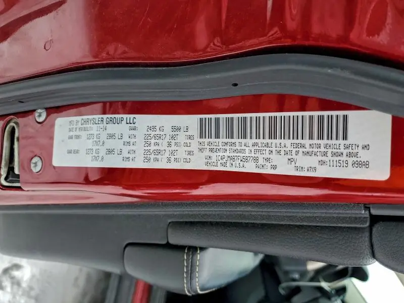 2015 JEEP CHEROKEE SPORT  