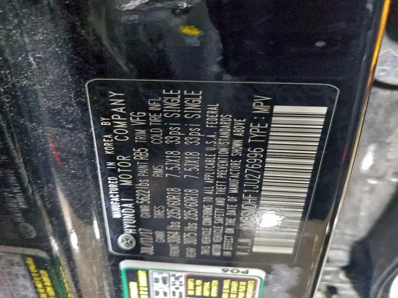 2018 HYUNDAI SANTA FE SE  