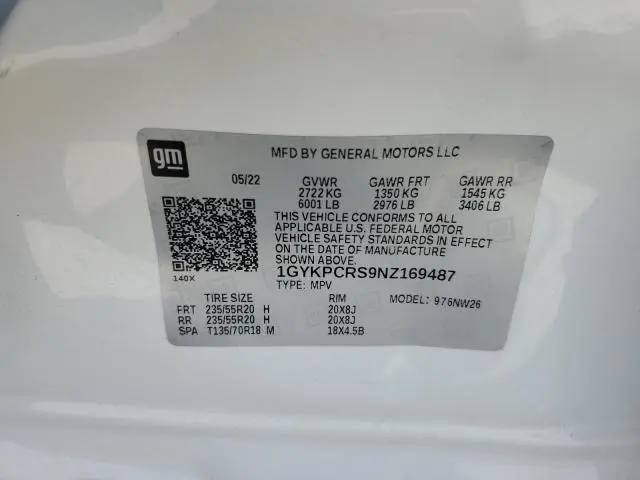 2022 CADILLAC XT6 PREMIUM LUXURY  