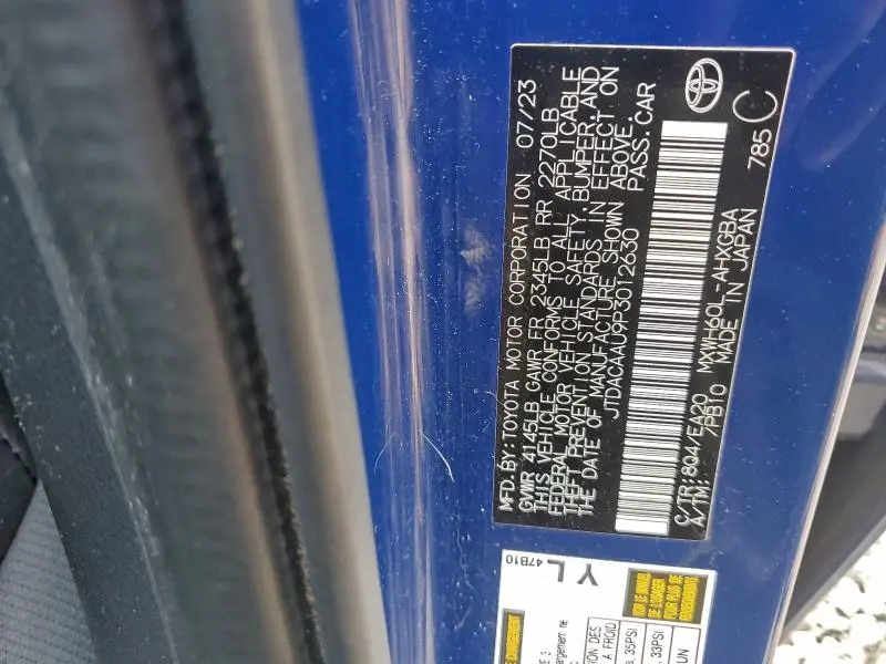 2023 TOYOTA PRIUS LE  