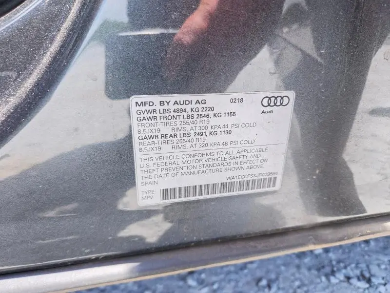 2018 AUDI Q3 PREMIUM/SPORT PREMIUM  