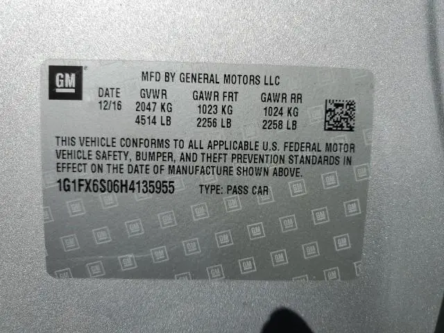 2017 CHEVROLET BOLT EV PREMIER  