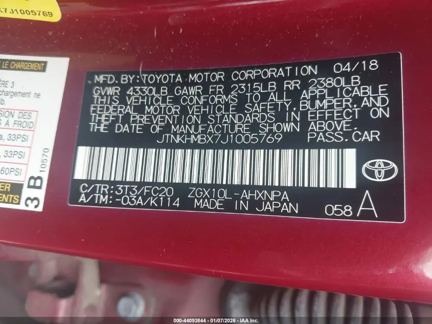 2018 TOYOTA C-HR XLE