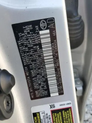 2015 TOYOTA COROLLA L  