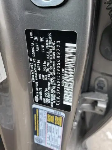 2016 KIA OPTIMA EX  