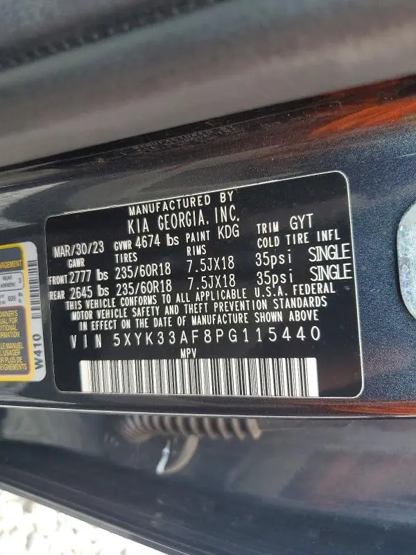 2023 KIA SPORTAGE EX  