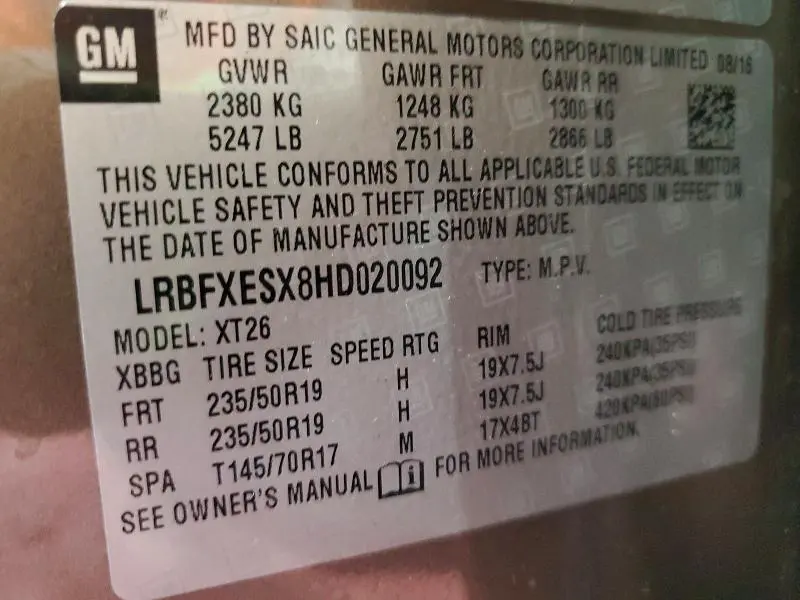 2017 BUICK ENVISION PREMIUM  