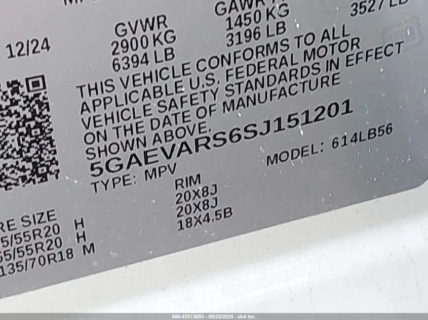 2025 BUICK ENCLAVE PREFERRED FWD