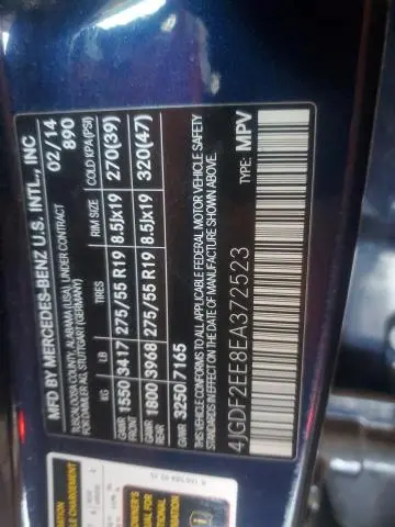 2014 MERCEDES-BENZ GL 350 BLUETEC  