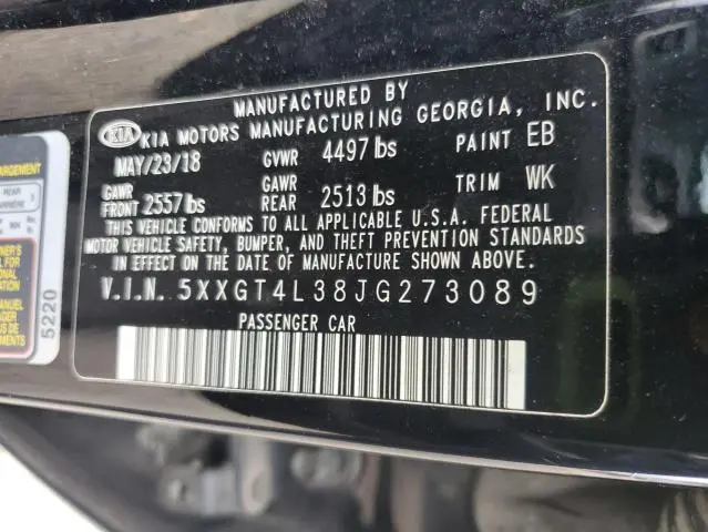 2018 KIA OPTIMA LX  
