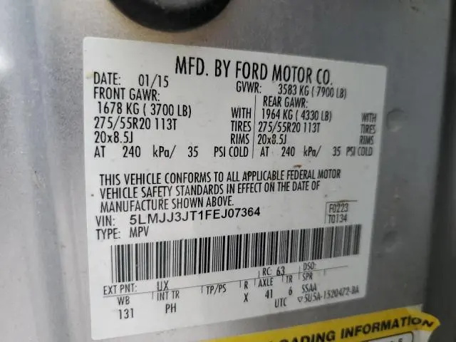 2015 LINCOLN NAVIGATOR L  