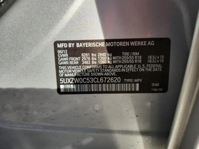 2012 BMW X5 XDRIVE35D  