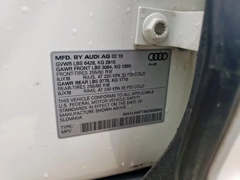 2019 AUDI Q7 PREMIUM PLUS  