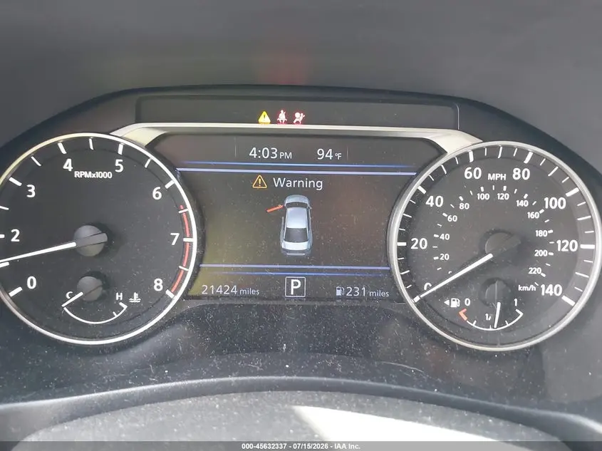 2022 NISSAN ALTIMA SV FWD